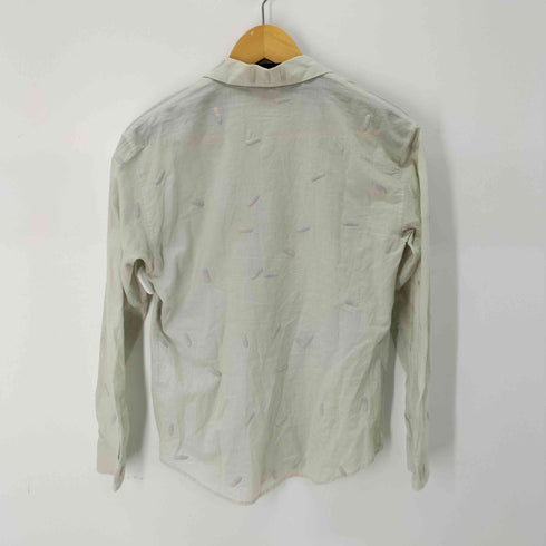 イッセイミヤケ ISSEY MIYAKE カプセル柄 オープンカラーシャツ レディース JPN:2